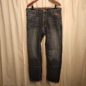 Genuine Harley Davidson Men's Jeans 36X32 Traditional Fit 99030-16VM 1% Spandex